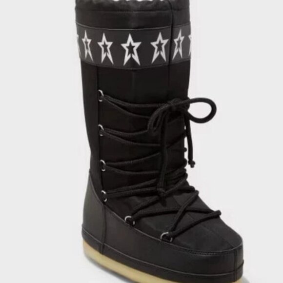 Wild Fable Womens Sz 10 Buffy Winter Moon Style Snow Boots Black Insulated